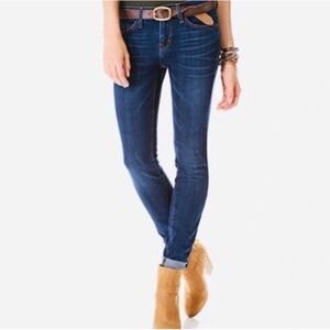 Current/Elliott The Rolled Skinny Jean Gibson Denim Medium Wash Size 24
